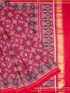Pink Navratna Patan Patola Saree by Nirmal Salvi
