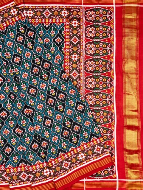 Ek Phool Bhat Patan Patola Saree by Nirmal Salvi