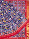 Blue Nari Kunjar Patan Patola Saree by Nirmal Salvi