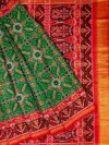 Green Navratan Bhat Semi Ikat Patola Saree
