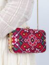 Double Ikkat Patan patola clutch