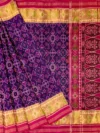 Purple Heart Manikchock Single Ikat Patola Saree