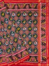 Ashtkon me fig Twill Ikat Patola Saree