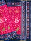 Pink  Chabadi Ma Fig Semi Ikat Patola Saree
