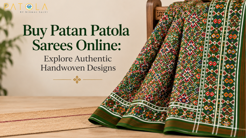 Buy Patan Patola Sarees Online: Explore Authentic Handwoven Designs